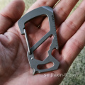 Multi Tool Kits Klättring Titanium Carabiner Keychain Hook